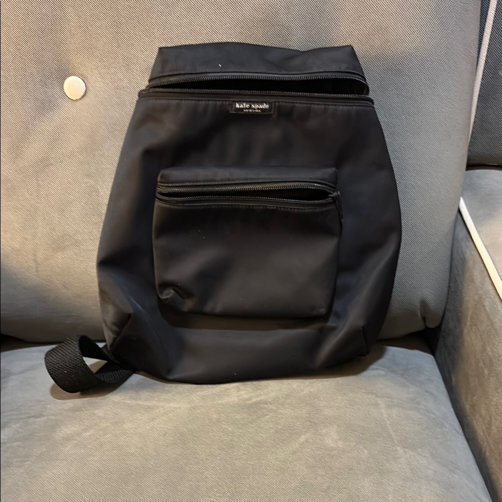 Kate Spade Black Backpack Sleek Modern Design
